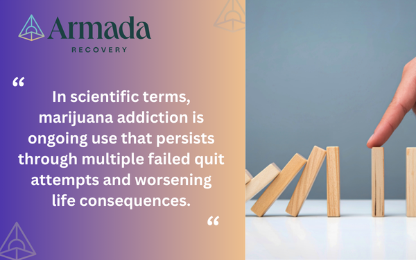 Marijuana addiction Quote